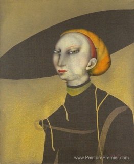 Jeune femme avec un chapeau (après Lucas Cranach) Jeune femme avec un chapeau (après Lucas Cranach)