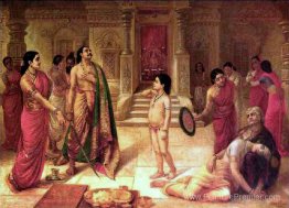 Mohini et Rugmangada pour tuer son propre fils Raja Ravi Varma Mohini et Rugmangada pour tuer son propre fils Raja Ravi Varma