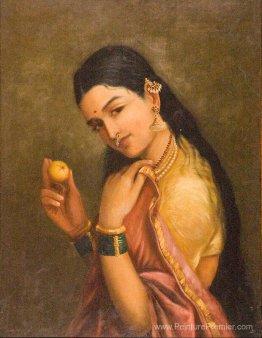 Femme tenant un fruit Femme tenant un fruit