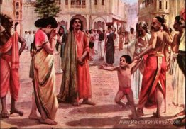 Harischandra en détresse, ayant perdu son royaume et toutes les Harischandra en détresse, ayant perdu son royaume et toutes les