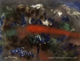 Paysage: une route de campagne et des fleurs sauvages Paysage: une route de campagne et des fleurs sauvages