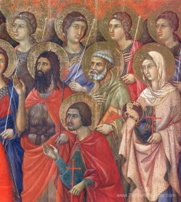 Madonna et enfant sur un trône (fragment du côté avant) Madonna et enfant sur un trône (fragment du côté avant)