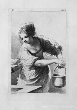 Rebecca au puits, par Guercino Rebecca au puits, par Guercino