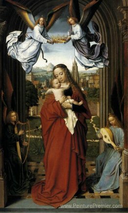 Vierge et enfant avec quatre anges Vierge et enfant avec quatre anges