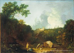 Vue distante de la villa de Maecenas, Tivoli Vue distante de la villa de Maecenas, Tivoli