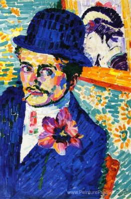 Homme avec une tulipe (également connue sous le nom de portrait Homme avec une tulipe (également connue sous le nom de portrait