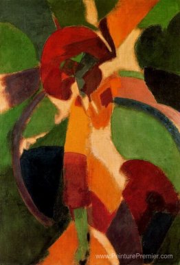 Femme avec parapluie. Le parisien Femme avec parapluie. Le parisien