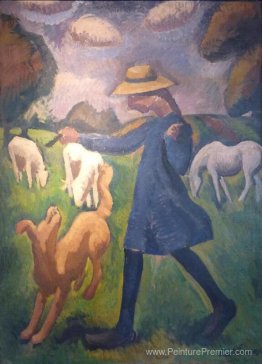 La berger. Child de printemps Marie La berger. Child de printemps Marie