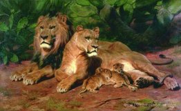 Le lion à la maison Le lion à la maison