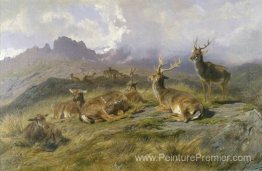 Paysage avec cerf Paysage avec cerf