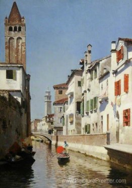 Une scène de canal, Venise Une scène de canal, Venise