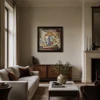 Nature morte cristalline — Intérieur de musée