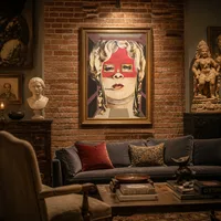 Face de Mae West qui peut être utilisé comme appartement — Maison de collectionneur