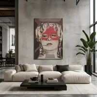 Face de Mae West qui peut être utilisé comme appartement — Loft moderne