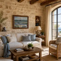 Paysage marin à Saites-Maries — Maison méditerranéenne