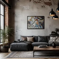 Peinture en verre avec le soleil (petits plaisirs) — Loft moderne
