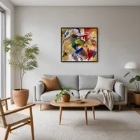Peinture avec centre vert — Maison scandinave
