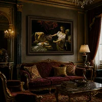 Judith décapite Holoferne — Salon baroque