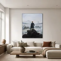 Le vagabond au-dessus de la mer du brouillard — Galerie minimaliste
