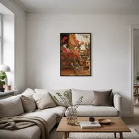 Géraniums — Maison scandinave