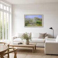 Pommiers en fleurs — Maison scandinave