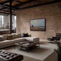 Champs de fleurs et moulins à vent près de Leiden — Loft moderne