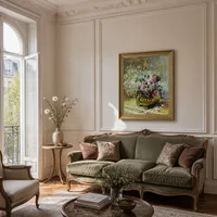 Fleurs dans un pot — Appartement parisien
