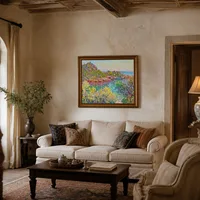 Paysage près de Montecarlo — Villa italienne