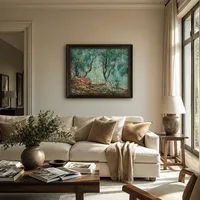 Bois d'olivier dans le jardin Moreno — Villa italienne
