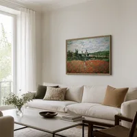 Champ de coquelicot près de Vetheuil — Maison scandinave
