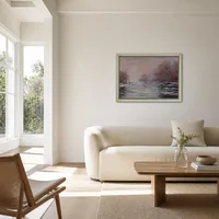 Dégel sur la rivière près de Vetheuil — Maison scandinave