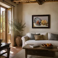 Nature morte avec melon — Villa italienne