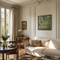 Le pont japonais (l'étang à lyins à eau) — Appartement parisien
