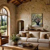 Vase de fleurs — Villa italienne