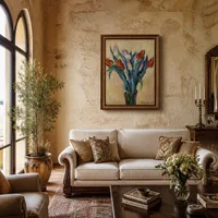 Vase de tulipes — Villa italienne