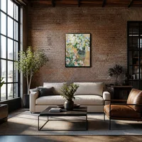 Azalée blanche dans un pot — Loft moderne