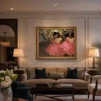 Danseurs en rose — Hôtel de charme