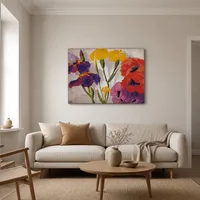 Iris et coquelicots — Maison scandinave