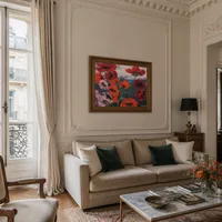 Gros coquelicots — Appartement parisien