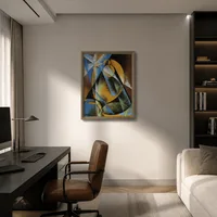 Planet Mercury passant devant le soleil — Bureau design