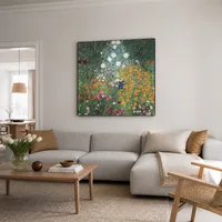 Jardin de fleurs — Maison scandinave