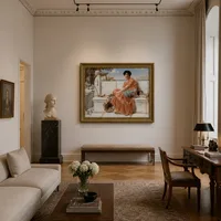 À l'époque de Sappho — Intérieur de musée
