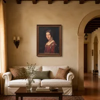 Portrait d'une femme inconnue (La Belle Ferroniere) — Villa italienne