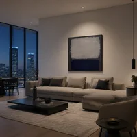 Bleu et gris — Penthouse de luxe