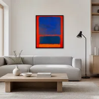 Bleu, orange, rouge — Maison scandinave