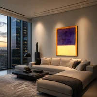 Rouge, orange, bronzage et violet — Penthouse de luxe