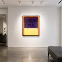 Rouge, orange, bronzage et violet — Galerie minimaliste