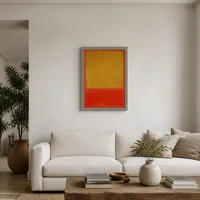 Ocre et rouge sur rouge — Maison scandinave