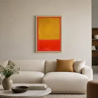 Ocre et rouge sur rouge — Résidence contemporaine