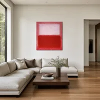 Blanc sur le rouge — Galerie minimaliste